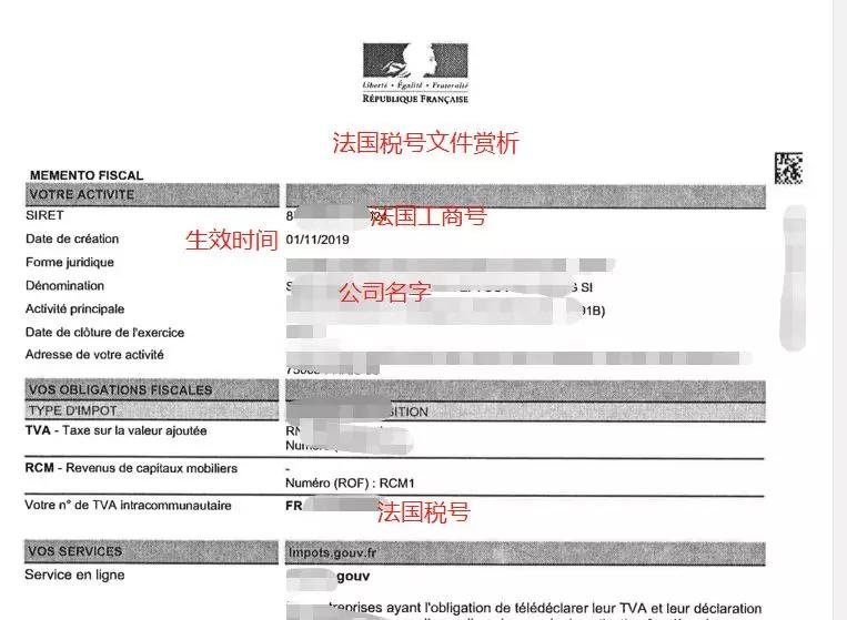 法國VAT企業(yè)稅務(wù)號申請